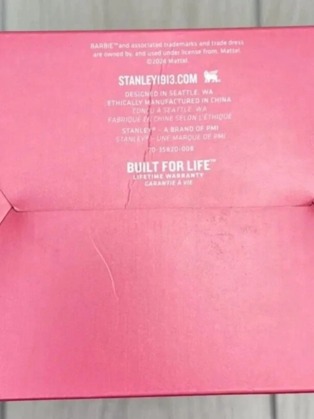 Stanley x Barbie Quencher Tumbler Pink Sparkle 40 oz With Lid & Straw - NEW - Picture 2 of 4